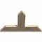 Ekena Millwork Portland Rough Sawn Timber Gable Bracket, Douglas Fir, 36"W x 23"H x 2"D x 6"F, 15/12 Pitch GBW036X23X0206POR00RDF - alternate 2